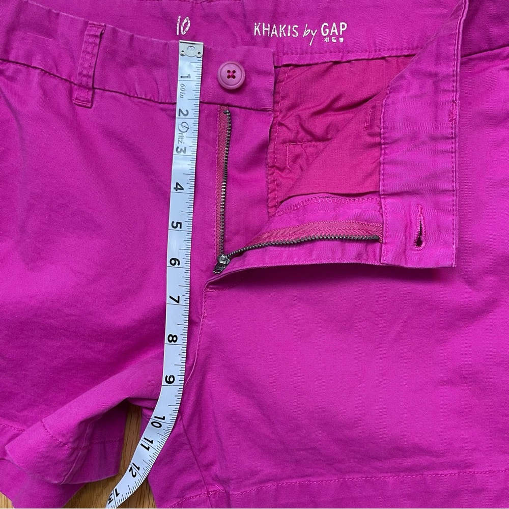 GAP Pink/Purple Khaki Shorts Casual Summer  Women’s Size 10 EUC - Picture 9 of 11